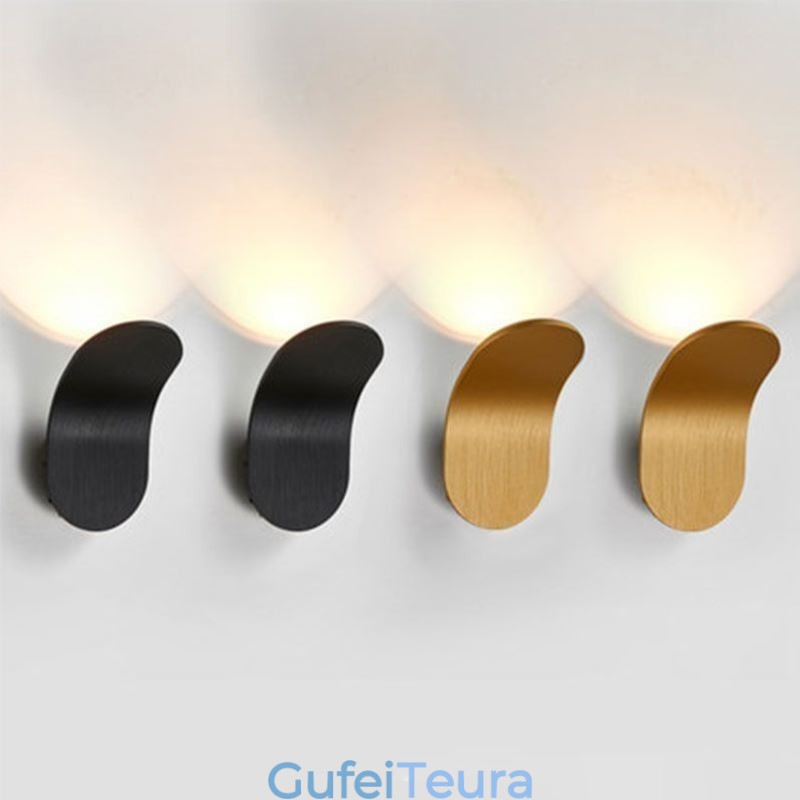 אור פמוט מנורת קיר מאלומיניום מינימליסטי