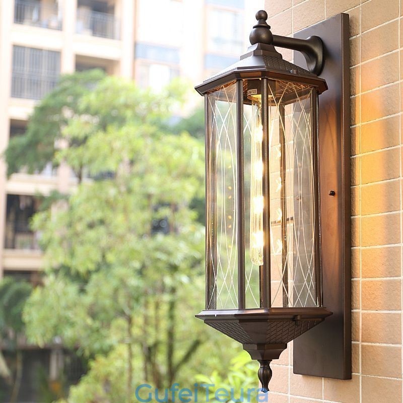 סיני חיצוני קיר פמוט ראש יחיד עמיד למים אור קיר סטרימר