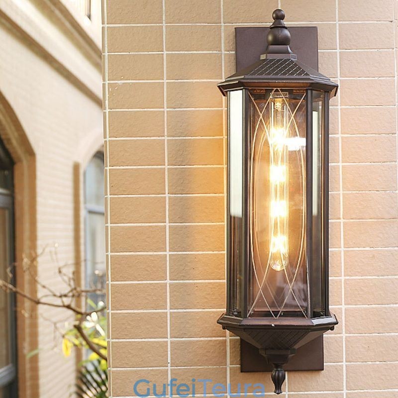 סיני חיצוני קיר פמוט ראש יחיד עמיד למים אור קיר סטרימר