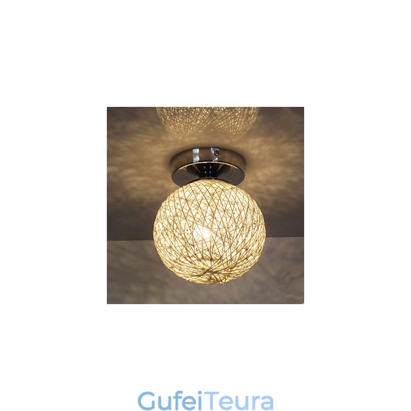 פנס גלובוס מודרני עכשווי כרום מתכת אחיד