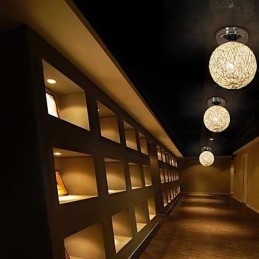 פנס גלובוס מודרני עכשווי כרום מתכת אחיד