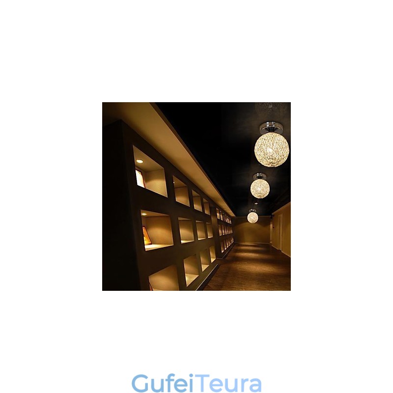 פנס גלובוס מודרני עכשווי כרום מתכת אחיד