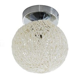 פנס גלובוס מודרני עכשווי כרום מתכת אחיד