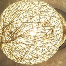 פנס גלובוס מודרני עכשווי כרום מתכת אחיד