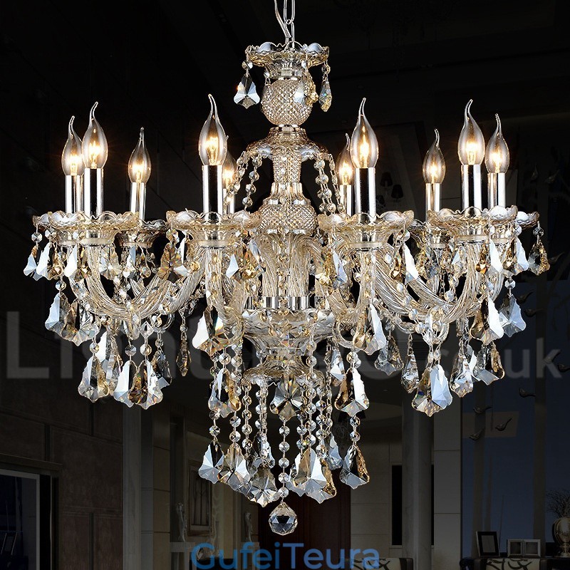 קוניאק קריסטל צבע תליון אור קריסטל מודרני עכשווי מסורתי קלאסי רטרו פנס מדינה