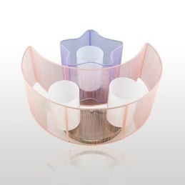 ציור קו כוכבים רומנטיים הירח לספוג כיפת אור מנורת