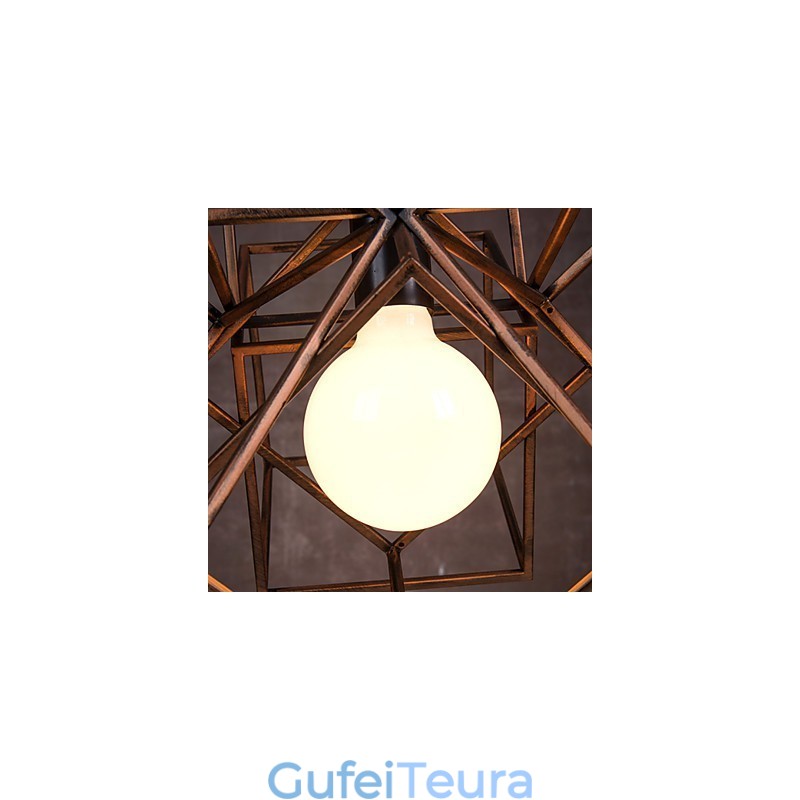 תליון 1 נברשת ציור ברזל מינימליסטי בהיר וינטג'