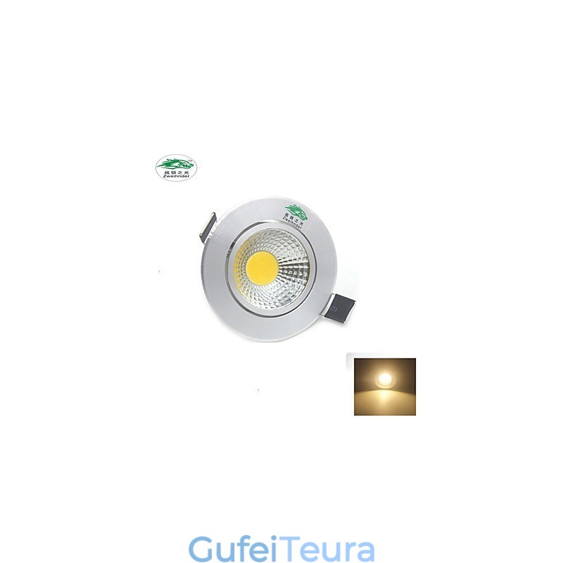 4 יחידות Zweihnder 3W 300Lm COB מנורת תקרה Downlight אור לבן חם