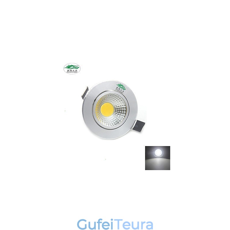 4 יחידות Zweihnder 3W 300Lm COB מנורת תקרה Downlight אור לבן חם