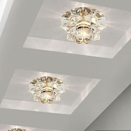 מנורת קריסטל Smd CreativeTube Spotlight לספוג אור כיפה