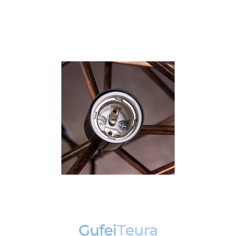 תליון 1 נברשת ציור ברזל מינימליסטי בהיר וינטג'