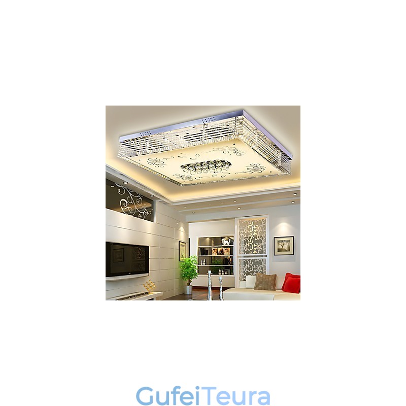 Flush Mount Crystal Modern Contemporary Metal