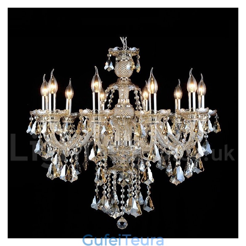 קוניאק קריסטל צבע תליון אור קריסטל מודרני עכשווי מסורתי קלאסי רטרו פנס מדינה