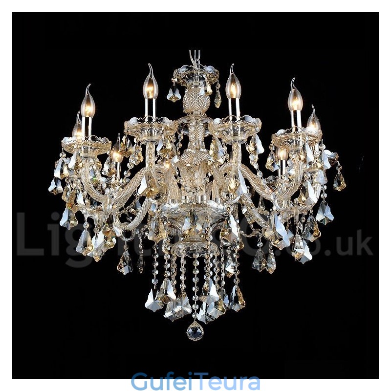 קוניאק קריסטל צבע תליון אור קריסטל מודרני עכשווי מסורתי קלאסי רטרו פנס מדינה