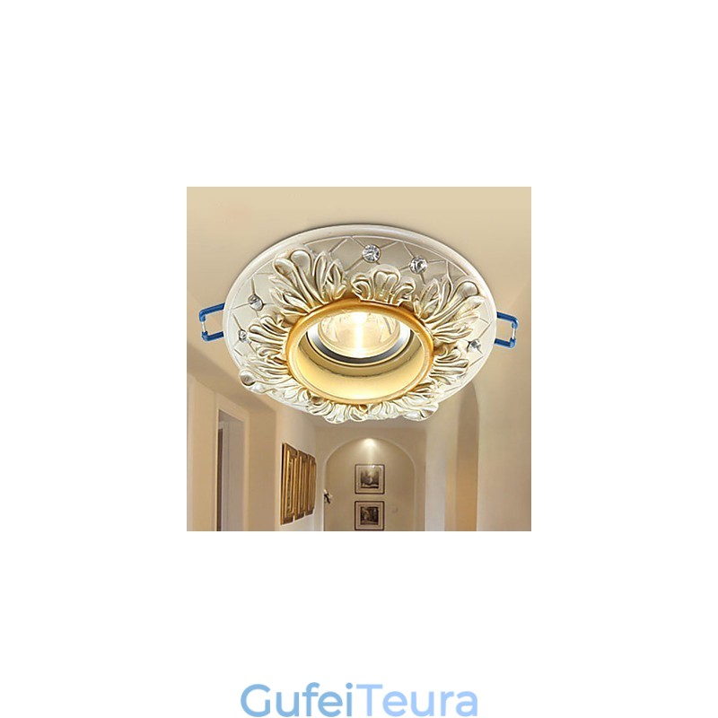 10*3.5 ס"מ מנורת צינור תקרה כפרית בסגנון אירופה סוג ספיגת כיפת אור מנורת