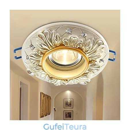 10*3.5 ס"מ מנורת צינור תקרה כפרית בסגנון אירופה סוג ספיגת כיפת אור מנורת