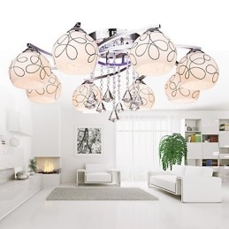 נברשת Modern Crystal Living 8 נורות