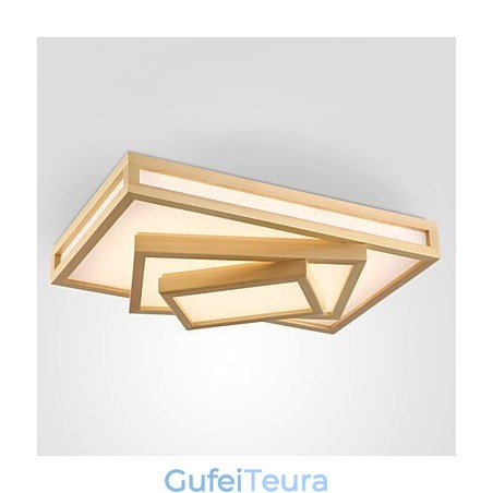 מודרני עכשווי מיני סטייל ציור עץ במבוק פלאש הר