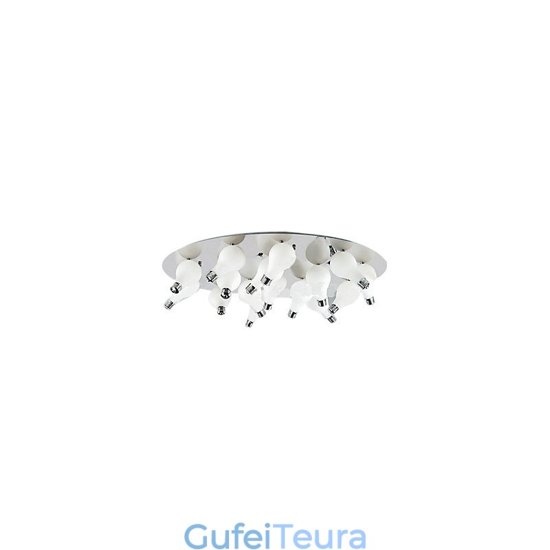 אבזר מודרני עם 12 נורות עגולים (בסיס נורות G4)