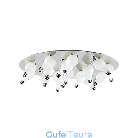 אבזר מודרני עם 12 נורות עגולים (בסיס נורות G4)