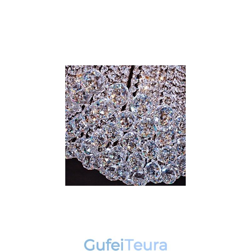 Flush Mount Crystal Modern Contemporary Metal