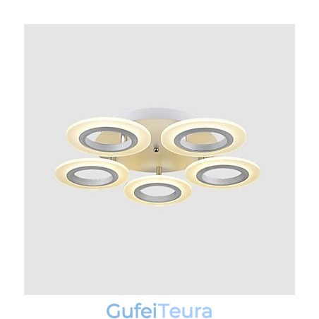 פנס תליון עיגול אקרילי מודרני