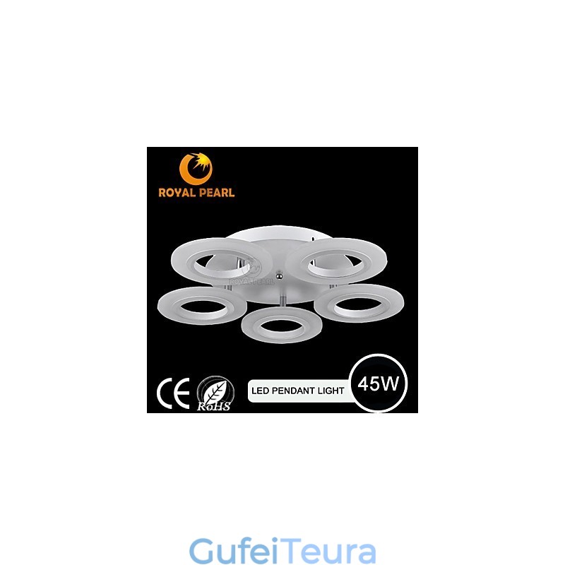 פנס תליון עיגול אקרילי מודרני