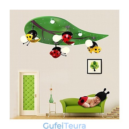 Flush Mount Modern Contemporary Wood Bamboo