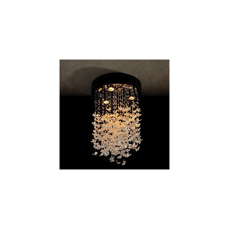 מתלה מודרנית למחצה עם 3 אורות פרפר