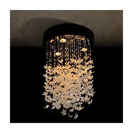 מתלה מודרנית למחצה עם 3 אורות פרפר