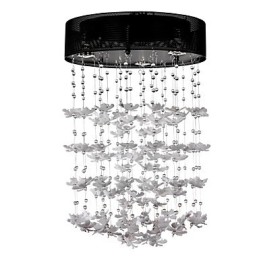 מתלה מודרנית למחצה עם 3 אורות פרפר