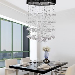 מתלה מודרנית למחצה עם 3 אורות פרפר