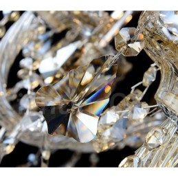 קוניאק קריסטל צבע תליון אור קריסטל מודרני עכשווי מסורתי קלאסי רטרו פנס מדינה