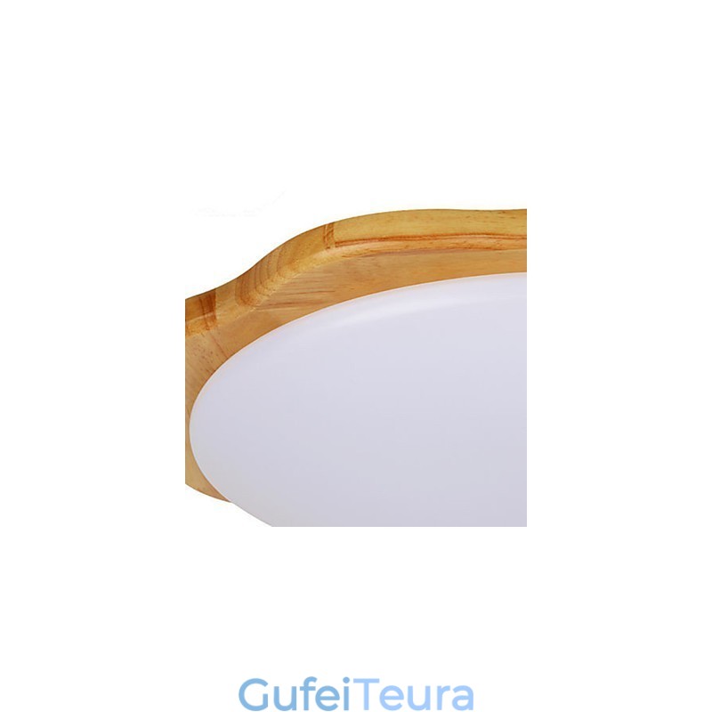 Flush Mount Traditional Classic Wood Bamboo
