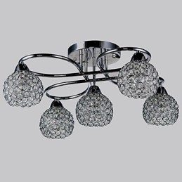 מנורות תקרה 5 אור פשוט מודרני אומנותי