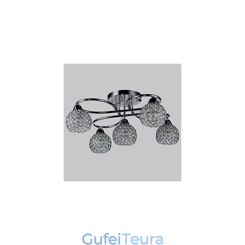 מנורות תקרה 5 אור פשוט מודרני אומנותי