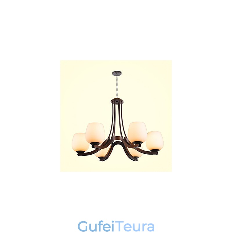 נברשת מתכת ציור בסגנון מיני רטרו קלאסי מסורתי