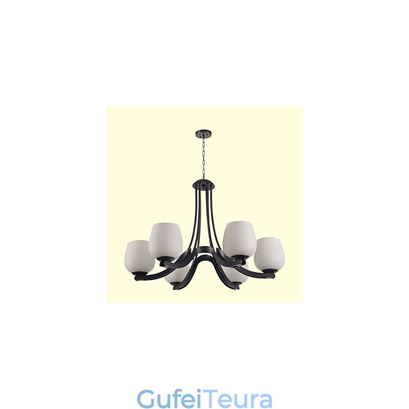 נברשת מתכת ציור בסגנון מיני רטרו קלאסי מסורתי