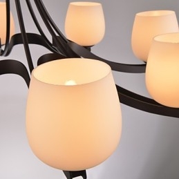 נברשת מתכת ציור בסגנון מיני רטרו קלאסי מסורתי