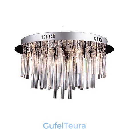 נברשת קריסטל מודרנית עם 12 נורות