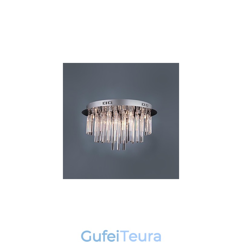 נברשת קריסטל מודרנית עם 12 נורות