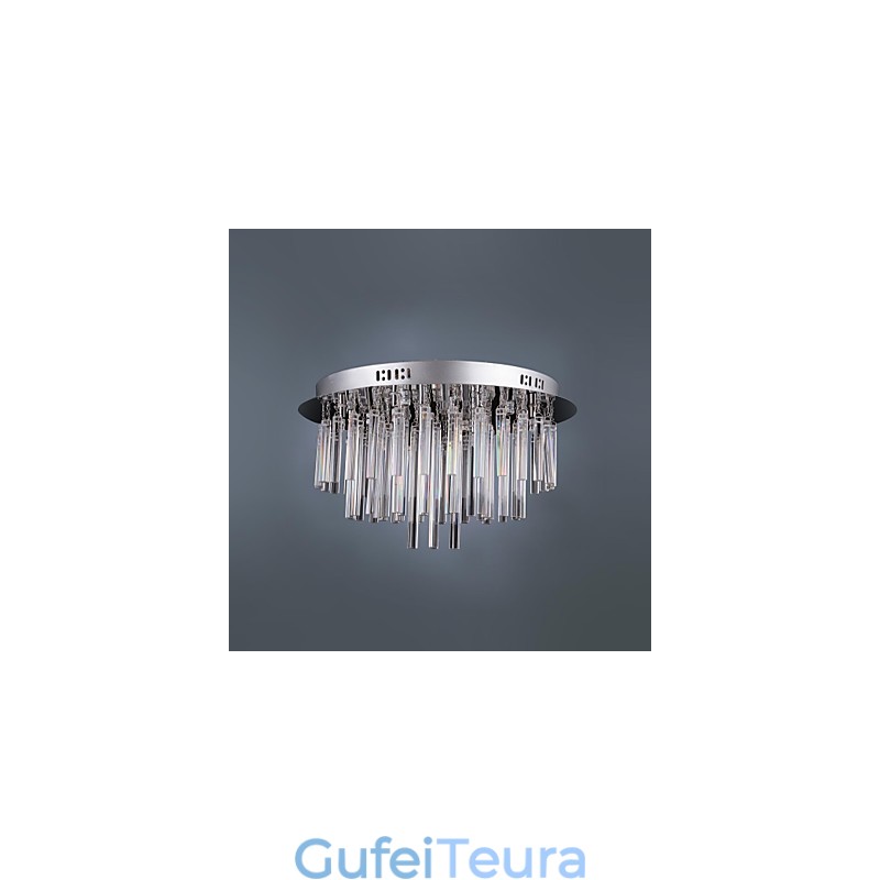 נברשת קריסטל מודרנית עם 12 נורות