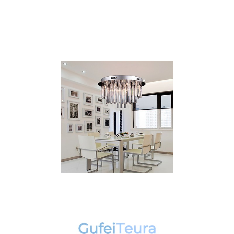 נברשת קריסטל מודרנית עם 12 נורות