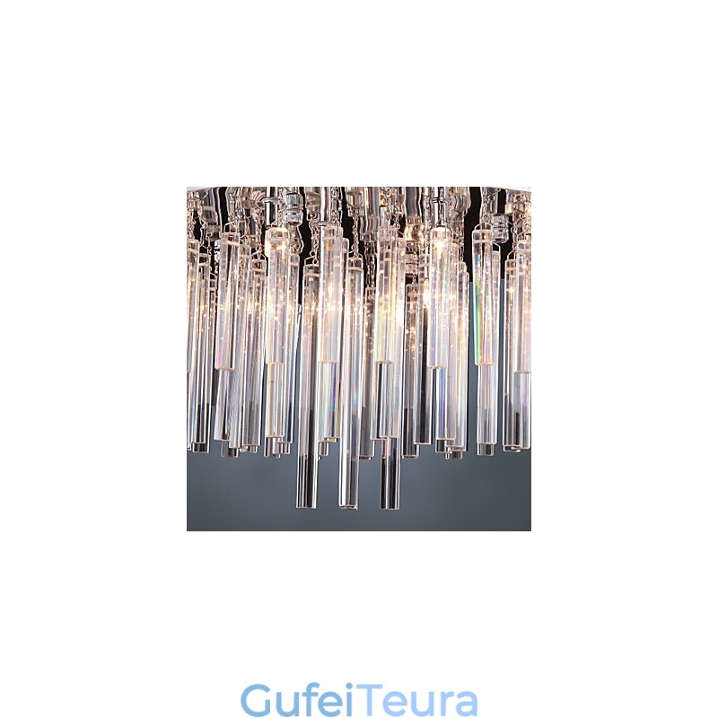 נברשת קריסטל מודרנית עם 12 נורות