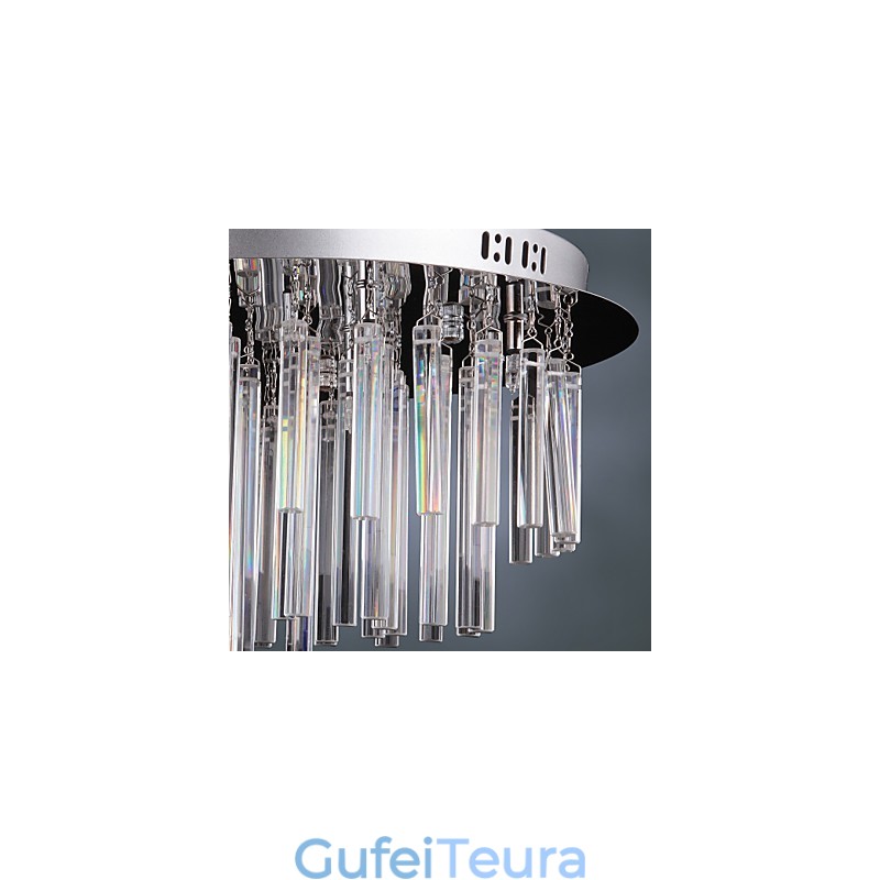 נברשת קריסטל מודרנית עם 12 נורות