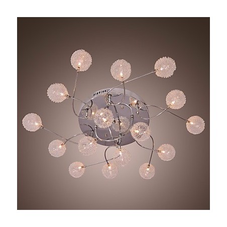 G4 Iron Flush Mount Light עם הצללי אלומיניום G4 Iron Flush Mount Light עם הצללי אלומיניום