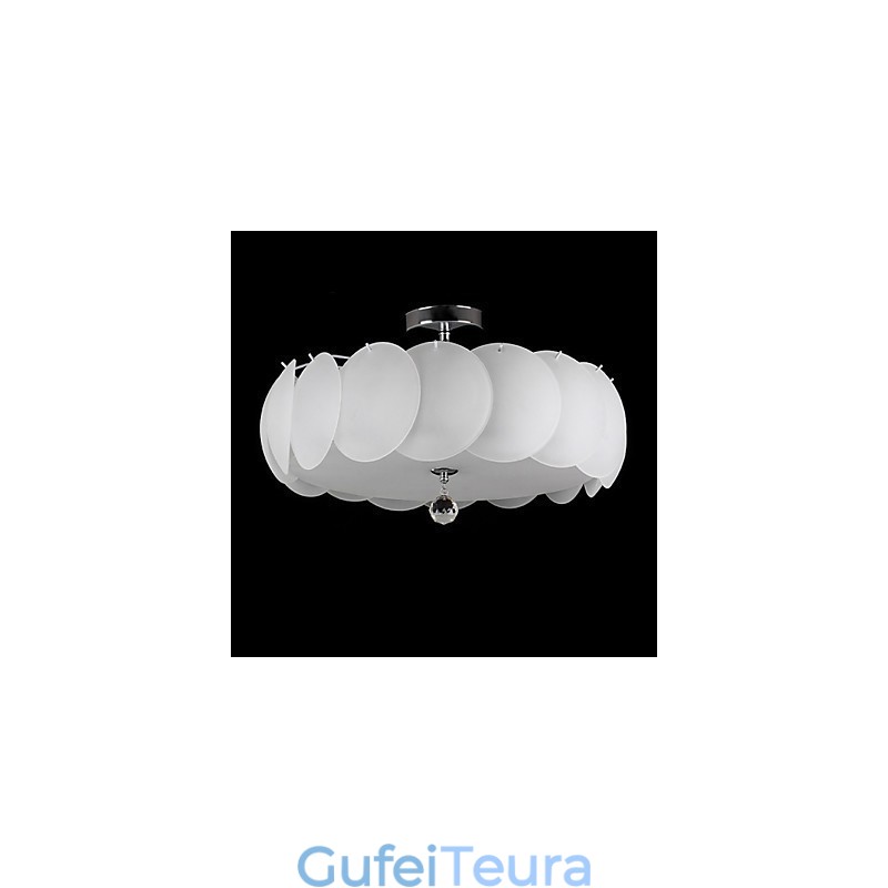 5 אור נברשת זכוכית מודרנית תליון אור משפחת