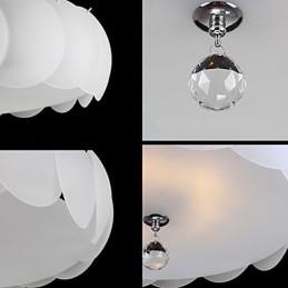 5 אור נברשת זכוכית מודרנית תליון אור משפחת