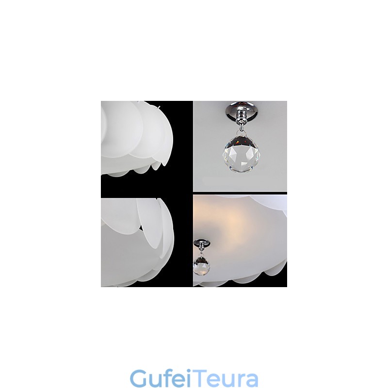 5 אור נברשת זכוכית מודרנית תליון אור משפחת