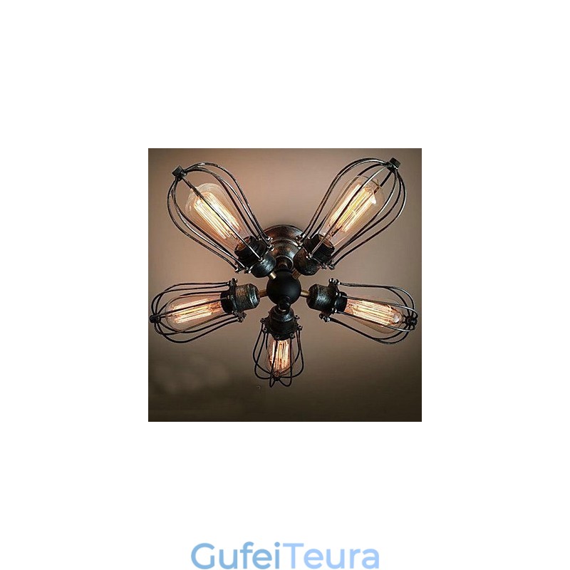 ציור בסגנון מיני וינטג' מתכת פלאש Mount